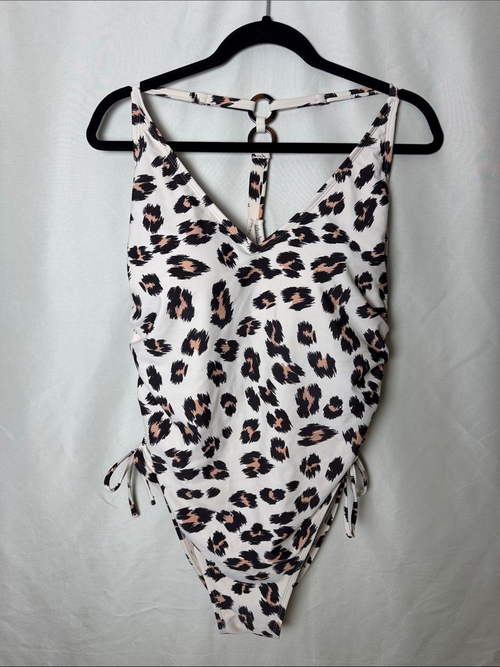 Kona Sol Leopard Print One-Piece Swimsuit